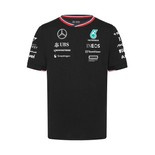 2024 Mercedes AMG Petronas F1 Men's Team Black T-shirt