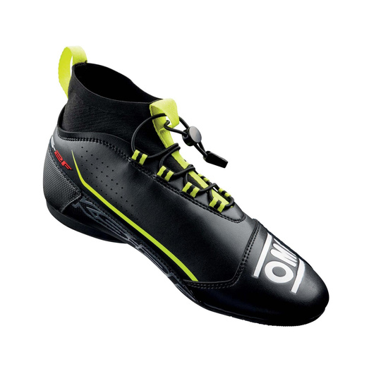 OMP KS-2F Racing Shoes Black/Yellow