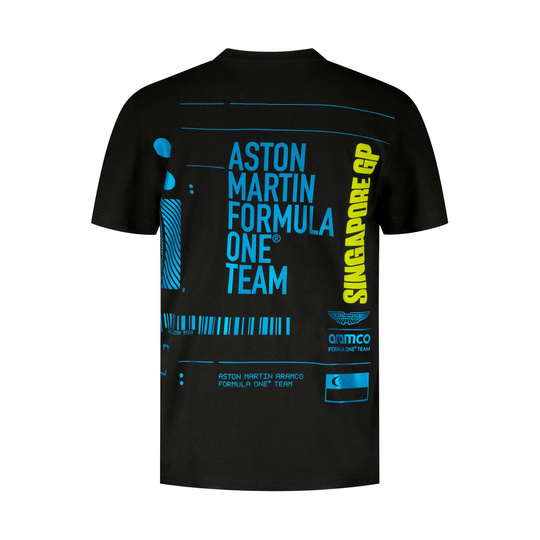 T-Shirt homme Singapore Aston Martin F1 2025