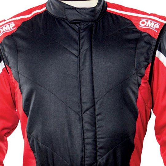 Combinaison OMP Tecnica Evo MY21 noire/rouge (FIA)
