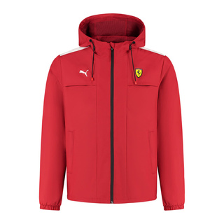 2025 Scuderia Ferrari F1 Mens Rain Jacket Red