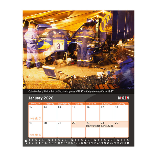 Calendrier de bureau McKlein 2026 "History meets the Present"