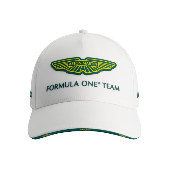 2025 Aston Martin Aramco F1 Mens Team Baseball Cap white