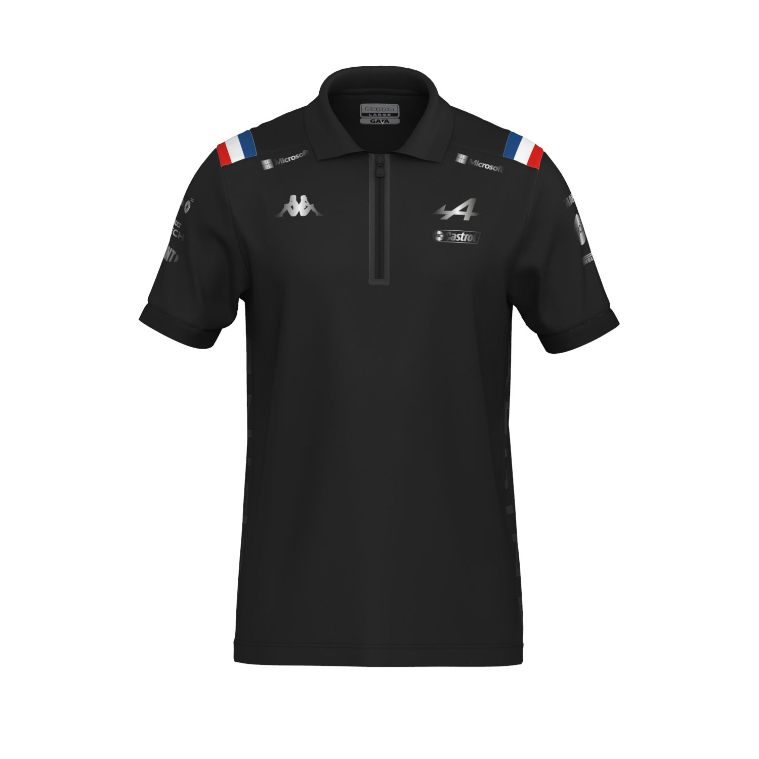 2022 Alpine F1 Team Men's Polo Shirt Black | Clothing \ Polo Shirts ...
