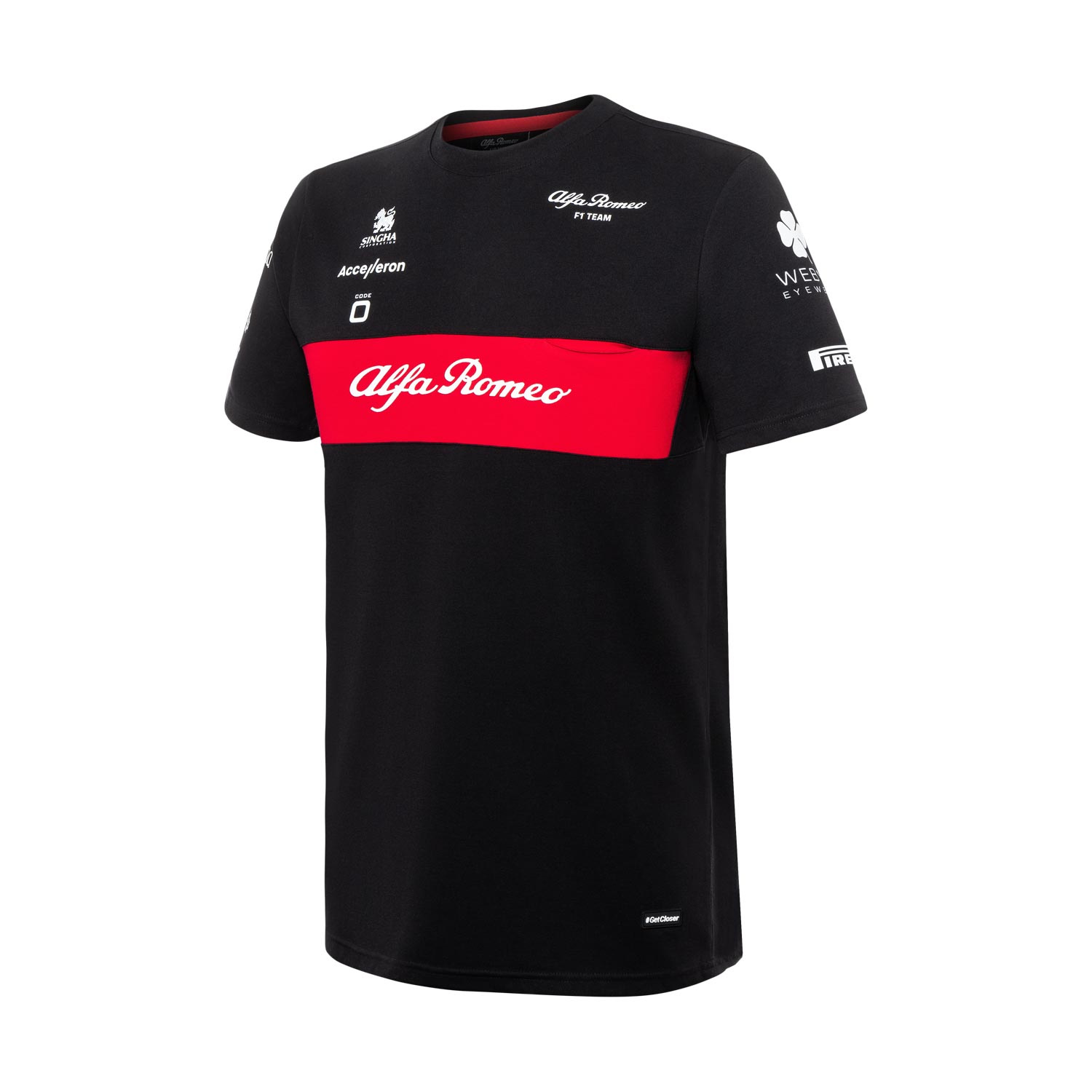 2023 Alfa Romeo Italy F1 Mens Team T-shirt | Clothing \ T-shirts Shop ...