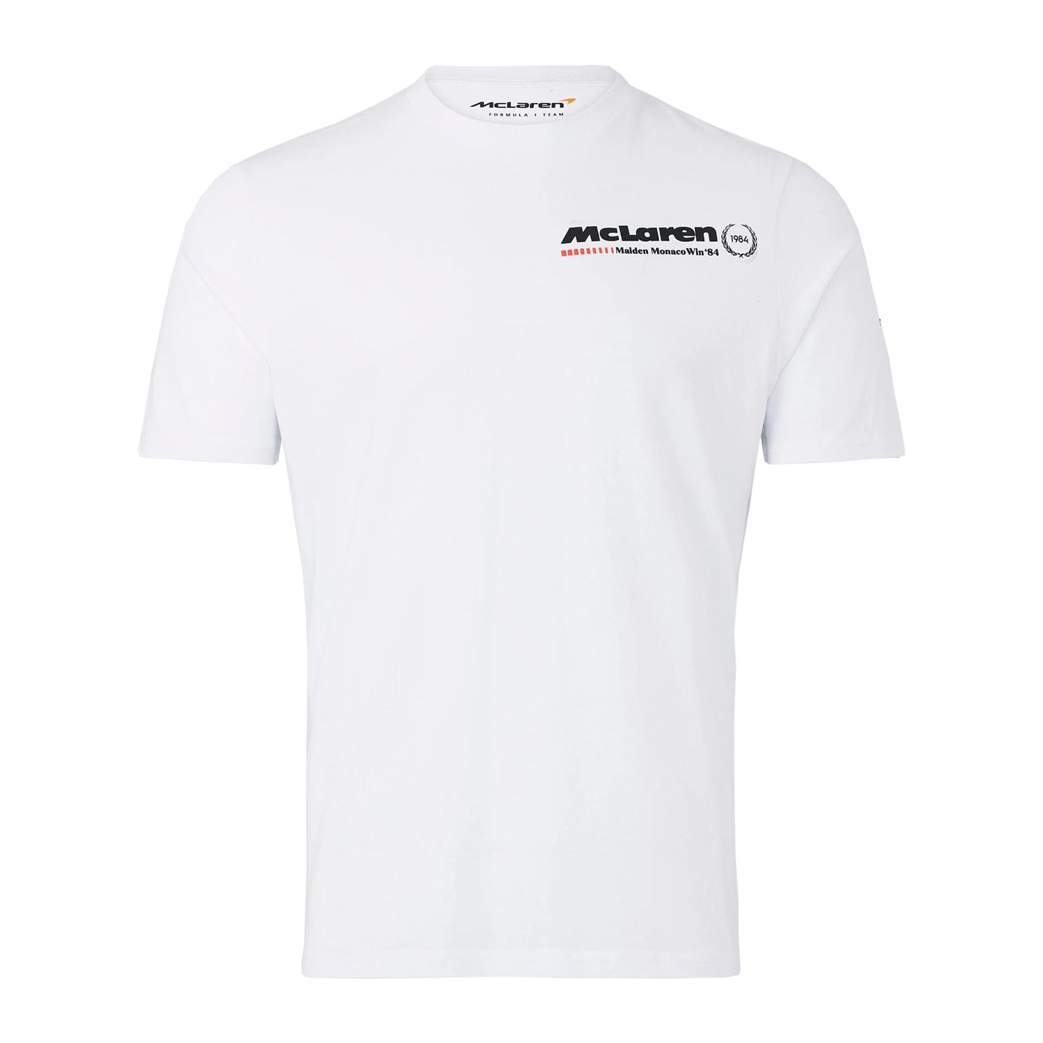 2023 Ferrari F1 Mens Leclerc Monaco T-Shirt white