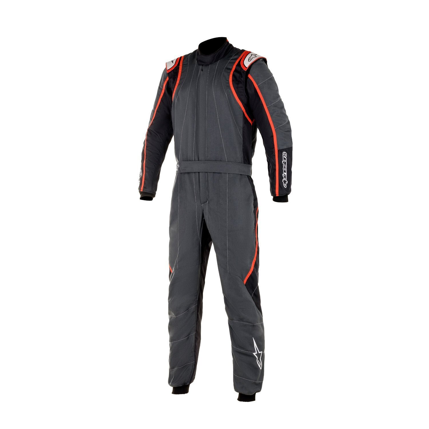 Alpinestars Italy GP RACE V2 Car Suit Grey/Red (FIA) Red Grey
