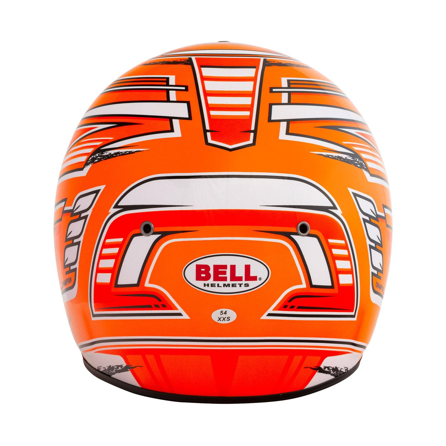 Bell USA KC7CMR Champion Full Face Helmet Orange Orange Racewear