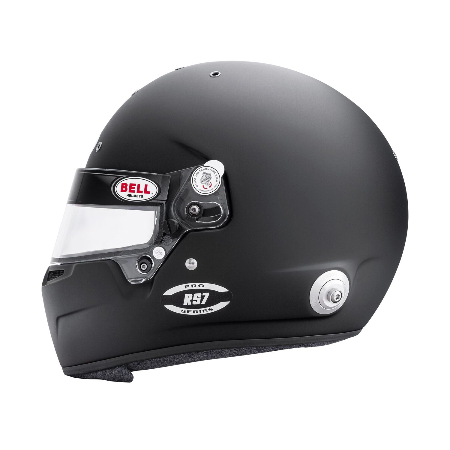 Bell USA RS7 PRO White Full Face Helmet Black (FIA homologation