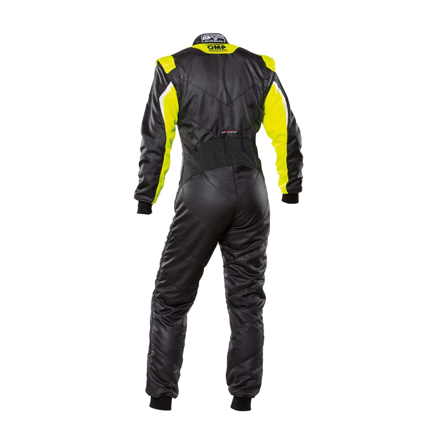 OMP Italy TECNICA EVO MY21 Racing Suit BlackYellow (FIA homologation