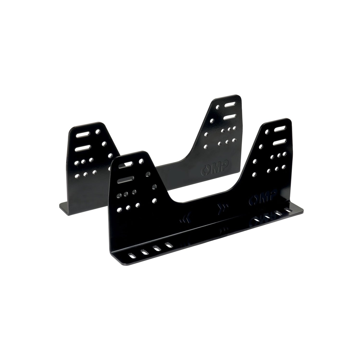 OMP Universal Aluminium Seat Brackets Black 400 mm Shop by Team