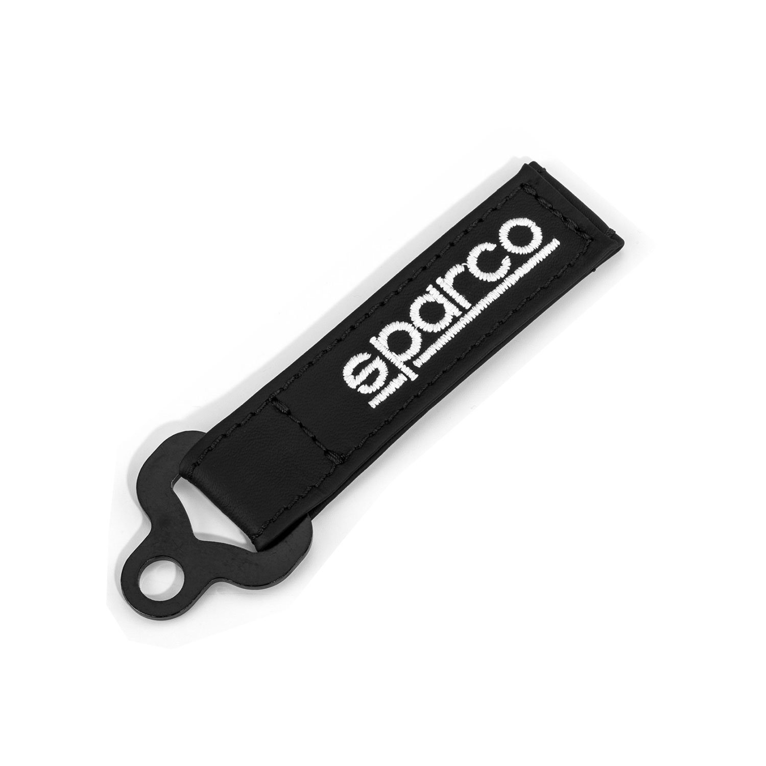 Sparco Italy Leather Keyring Black Black, Accessories \ Keyrings Shop by  Team \ Motorsport Equipment \ Sparco