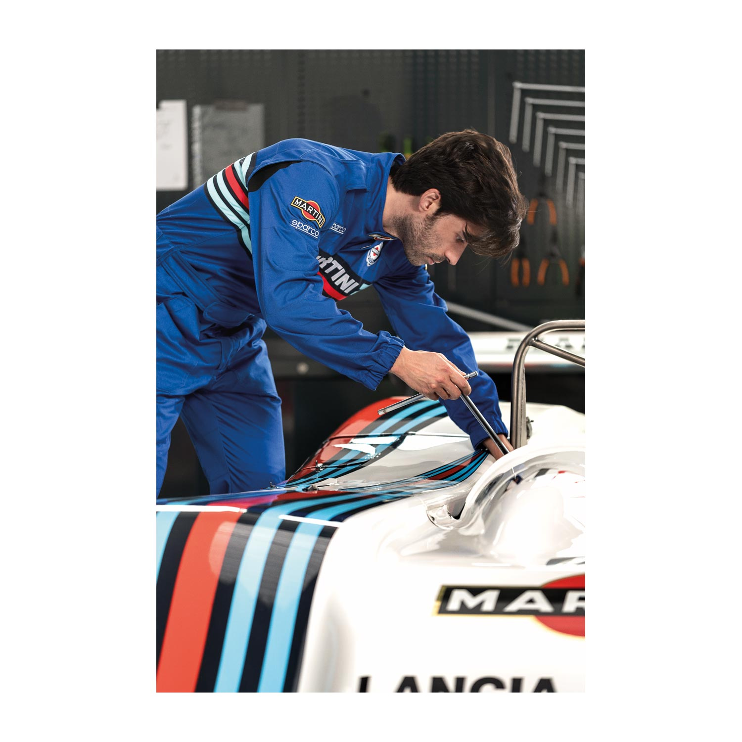 Sparco Italy MS-4 Martini Racing Mechanic Overalls blue | Racewear