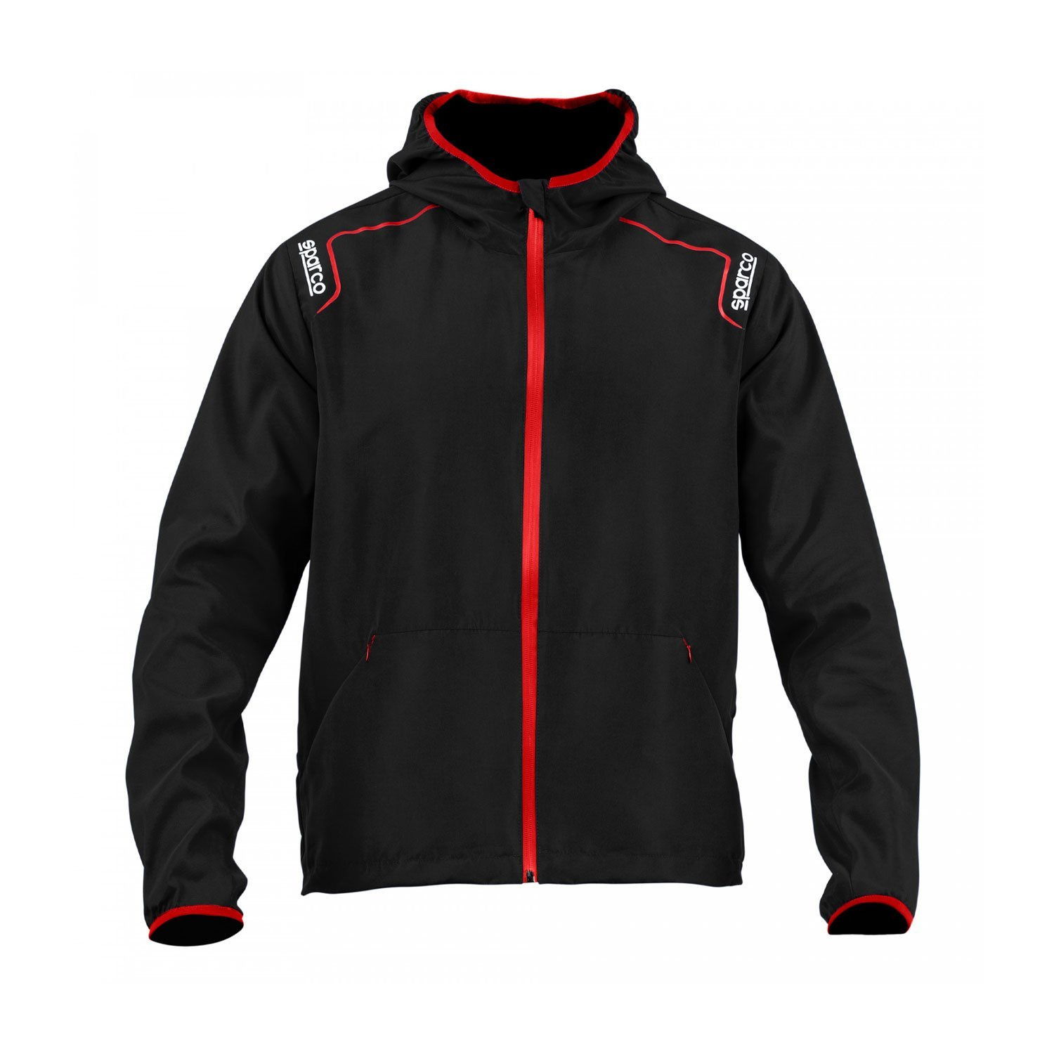 Sparco Italy Mens WILSON Rain Jacket Black Black | Clothing \ Wind ...