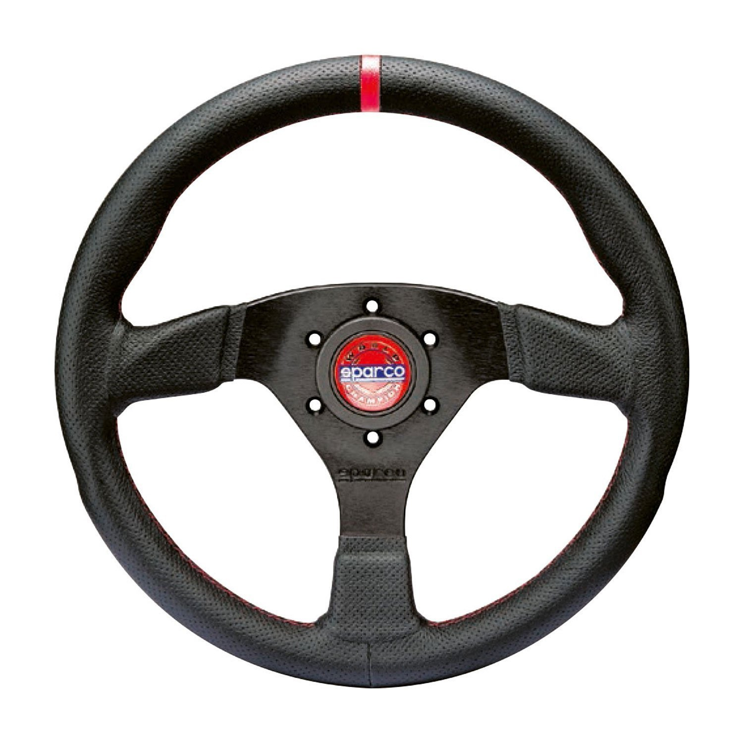 Sparco Italy R383 CHAMPION Leather Steering Wheel Black Shop by Team
