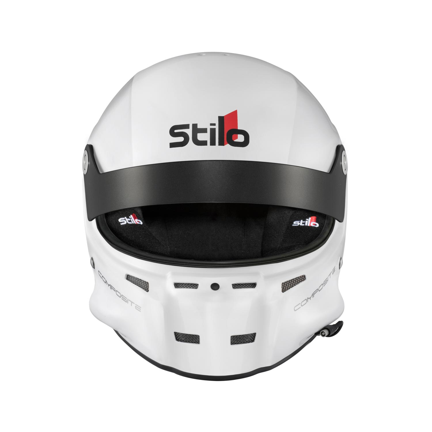 Stilo Italy ST5GT Composite MY21 Helmet White Black FIA