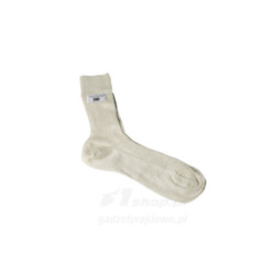 OMP Italy CLASSIC white short socks (with FIA homologation)