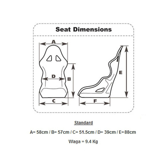 OMP Italy HTE MY14 Racing Seat (with FIA homologation)