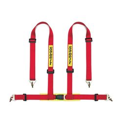 Sabelt 4 - point 2" Safety Belts ECE red