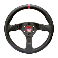 Sparco Italy R383 CHAMPION Leather Steering Wheel Black