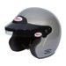Bell MAG Open Face Helmet Silver with HANS clips (FIA)