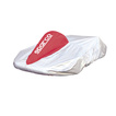 Sparco Italy Kart Cover silver and red